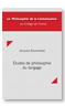 Études de philosophie du langage Études de philosophie du langage