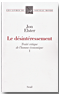 Le désintéressement Le désintéressement