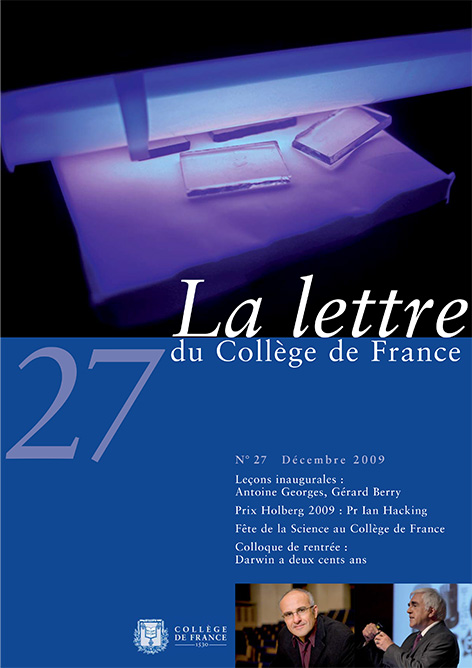 Lettre du Collège de France n°27 Lettre du Collège de France n°27