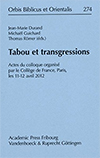 Tabou et transgressions Tabou et transgressions