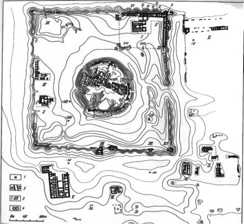 Plan de la ville de Dil’berdjin