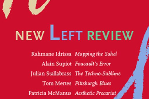 Couverture de la New Left Review, article "Foucault’s Mistake. Biopolitics, Scientism and the Rule of Law", Alain Supiot, novembre-décembre 2021