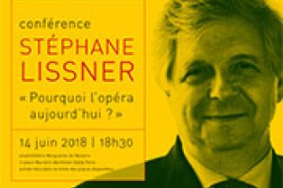 Affiche conférence Stéphane Lissner