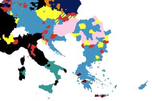 Carte de l'Europe démocratique