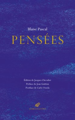 Couverture de l'édition imprimée des "Pensées" de Blaise Pascal, avec la postface de Carlo Ossola