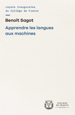 Couverture de l'édition imprimée de la leçon inaugurale du Pr Benoît Sagot