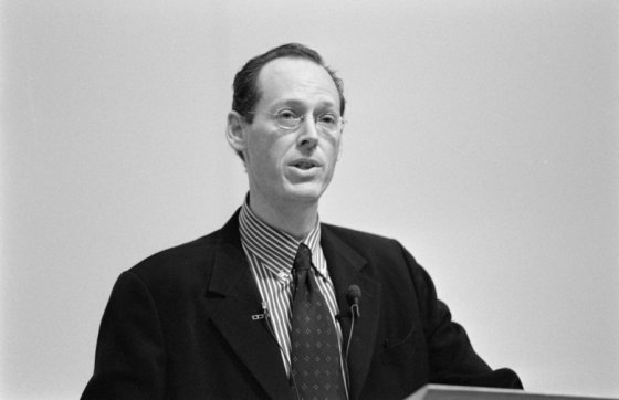 Paul Farmer durant sa leçon inaugurale