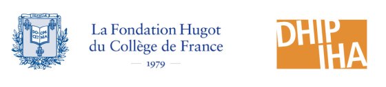 Logos de la Fondation Hugot du CdF et de l'Institut historique allemand