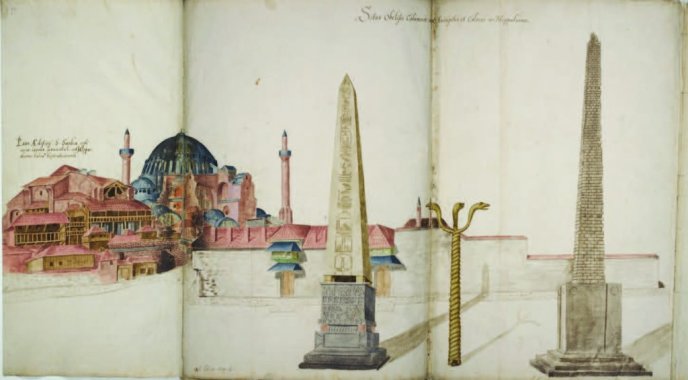 Les monuments de l’Hippodrome. Album Freshield 1574, fol° 20