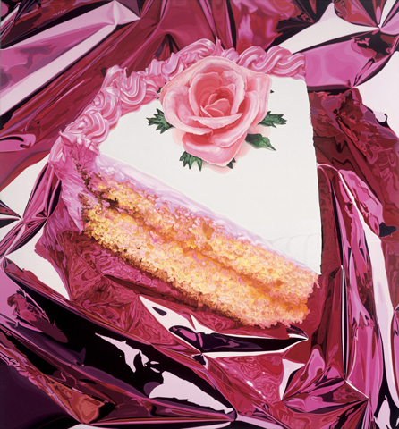 Huile sur toile, Cake, de Jeff Koons