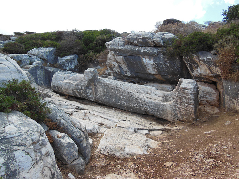 Carrières de marbre de l'île de Naxos