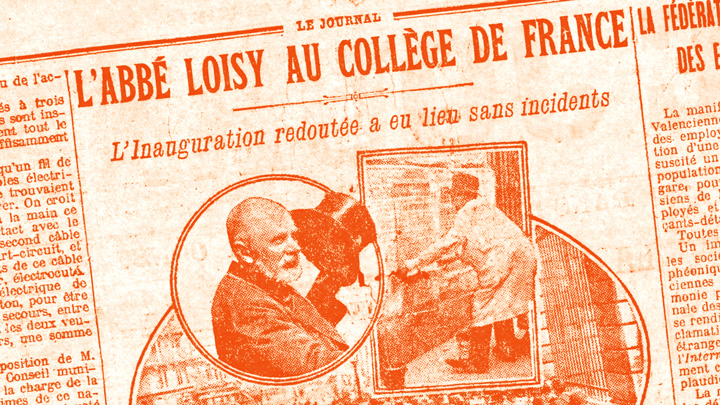 Journal du 8 mai 1909, le lendemain de la leçon inaugurale d’Alfred Loisy, professeur d’Histoire des religions (1909-1932)
