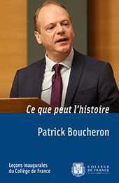 Couverture de l'édition numérique de la leçon inaugurale de Patrick Boucheron, « Ce que peut l'histoire »