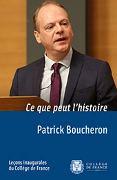 Cover of the digital edition of Patrick Boucheron's opening lecture, "What history can do"