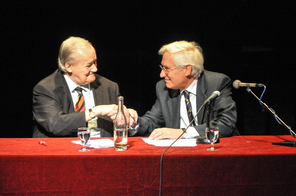 Jack Ralite et Carlo Ossola à Aubervilliers en 2011