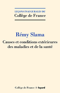 Couverture de l'édition imprimée de la leçon inaugurale de Rémy Slama