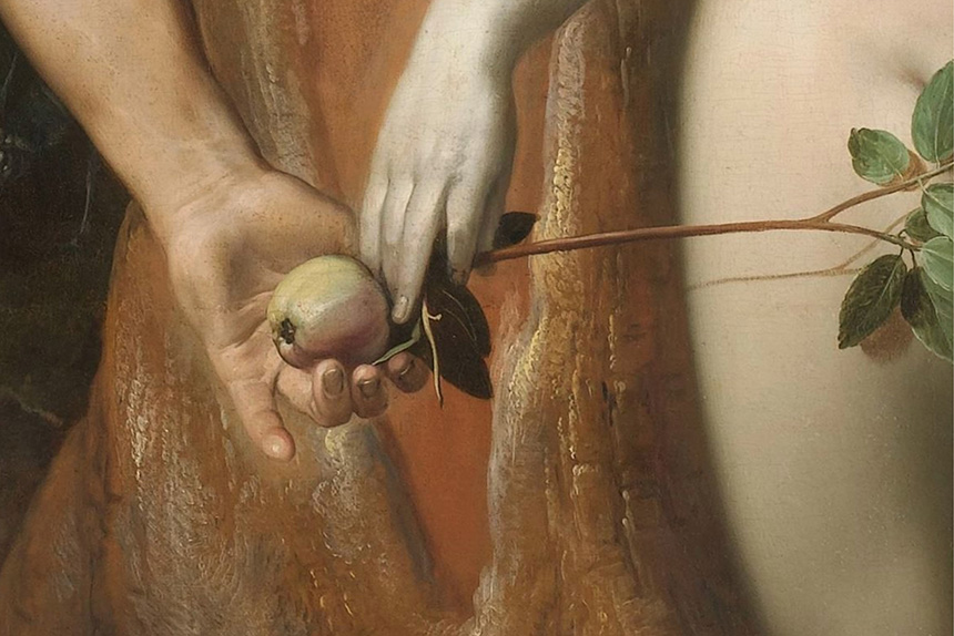 The Fall of Man (detail), Cornelis Cornelisz van Haarlem, 1592.