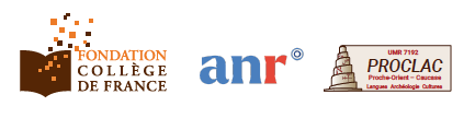 Logos partenaires colloque : Fondation du Collège de France, ANR, Proclac