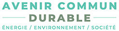 Logo Avenir Commun Durable, énergie, environnement, société