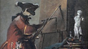 Jean Siméon Chardin, Le singe peintre © Musée des Beaux-Arts de Chartres