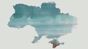 Aquarelle de l'Europe (Ukraine, monotype © G.C.)