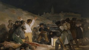 tableau de Goya représentant une scène de fusillade