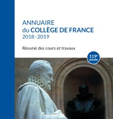 Couverture d'un Annuaire du Collège de France