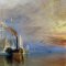 J. M. W. Turner, The Fighting Temeraire tugged to her last berth to be broken up, 1838