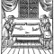 Drawing of two people playing