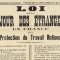 Loi relative au séjour des étrangers en France et à la Protection du Travail National Fait à Fontainebleau, le 8 août 1893.