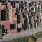 Fouilles archéologiques vues de haut : Pompéi, quartier des tanneries, 2005