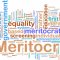 Meritocracy" word cloud