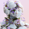 Statue covered with flowers