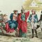 Estampe d'un auteur non identifié intitulée "Les Mortels sont égaux, ce n’est pas la naissance c’est la seule vertu qui fait la différence", vers 1791-1794