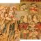Painting of women and men in a temple