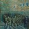 Painting "The Round of the Prisoners" by Vincent Van Gogh, at the Pushkin Museum