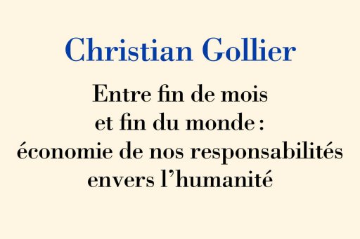 Couverture de l'édition imprimée de la leçon inaugurale Christian Gollier