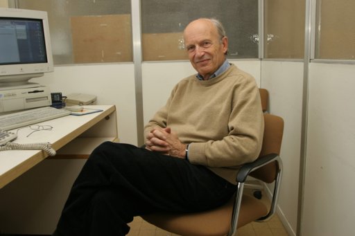 Philippe Nozière at his desk