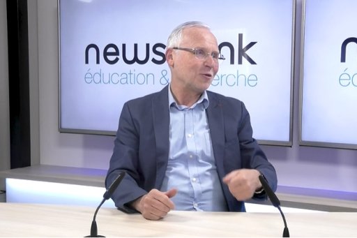 Thomas Römer dans les studios de News Tank TV