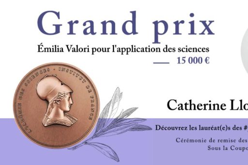 Grand Prix Emilia Valori pour l'application des sciences : Catherine Llorens Cortes