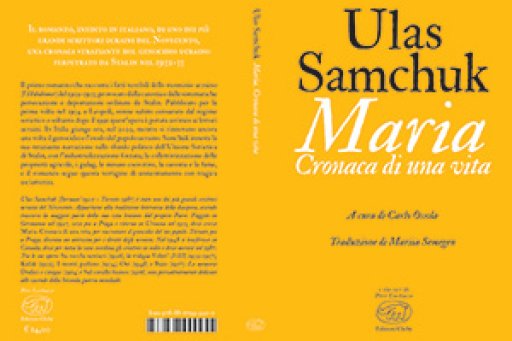 Première et 4e de couverture du livre "Maria. Cronaca di una vita"