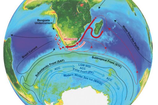The Agulhas Current between Madagascar and Africa