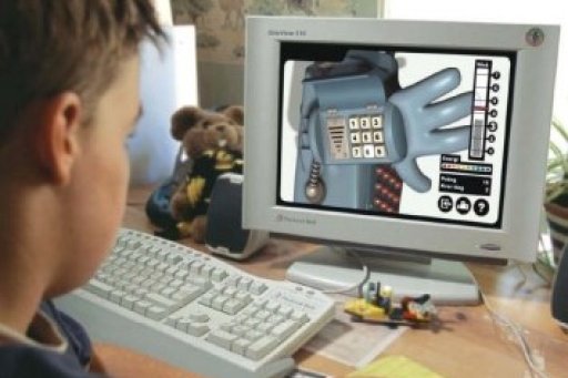 Children using computers