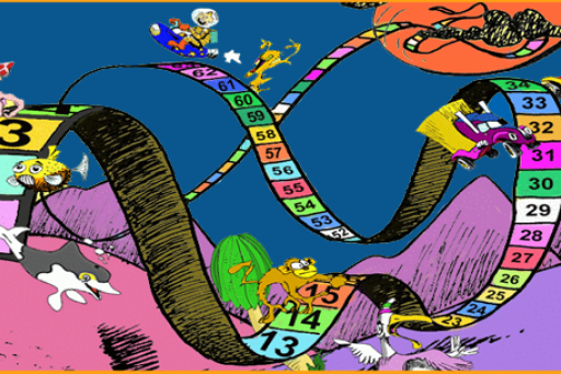 Colored frieze of numbers