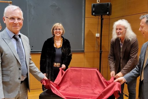Ampère plaque unveiling