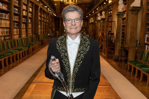 Antoine Compagnon in academician's uniform