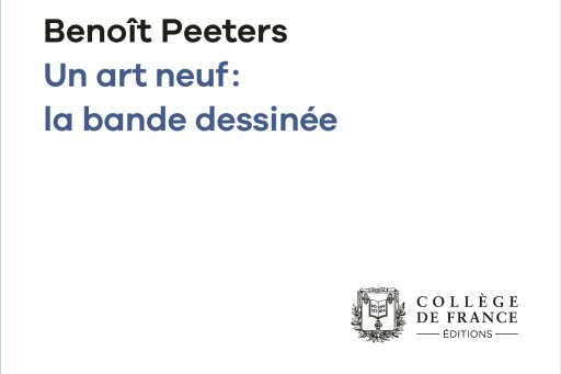 Couverture de l'édition numérique de la leçon inaugurale du Pr Benoît Peeters