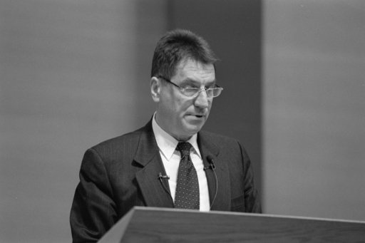 Claudio Magris during his inaugural lecture
