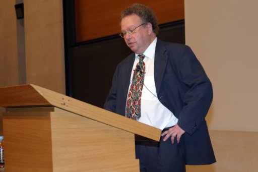 Jean-Louis Mandel during his opening lecture
