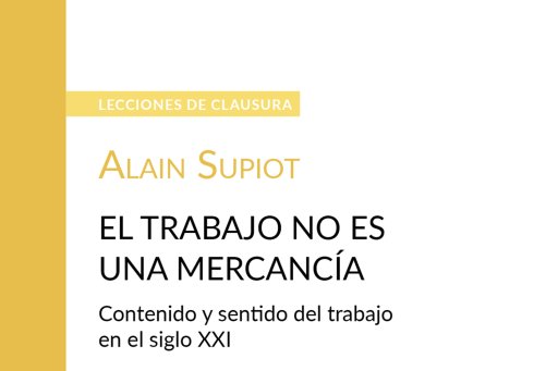 Couverture de l'édition numérique de la leçon de clôture en espagnol du Pr Alain Supiot